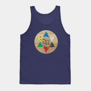 Chinese Checkers Board (weathered) Tank Top